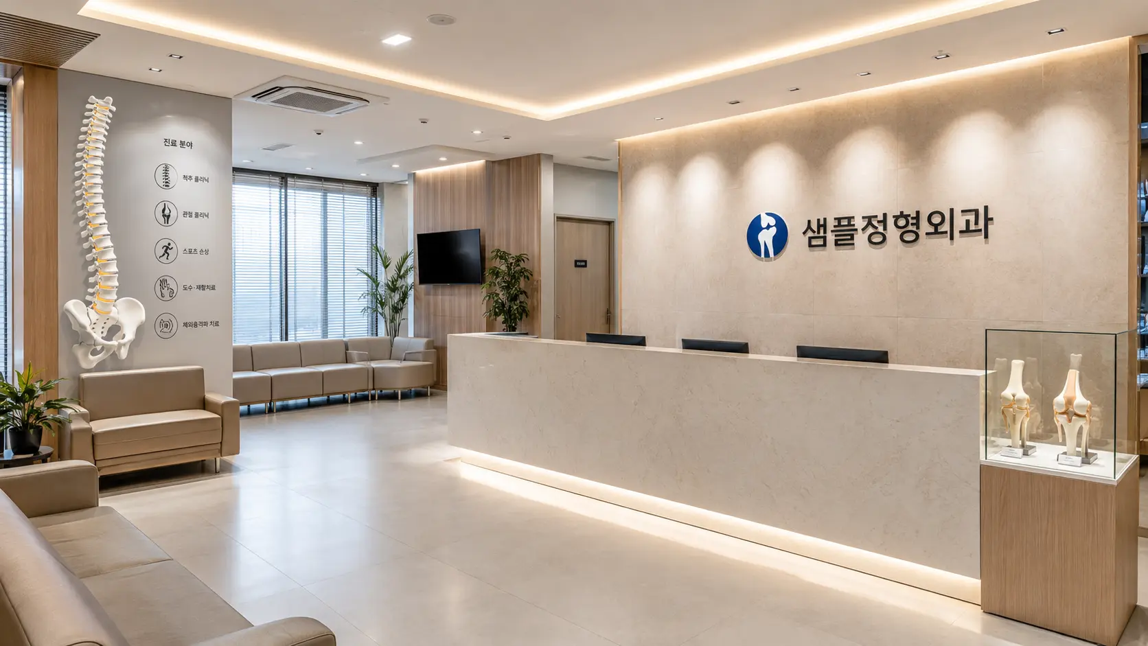 샘플 정형외과 내부 시설